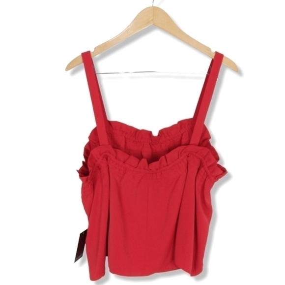 NWT Eloquii Red Cami Top - Picture 3 of 5